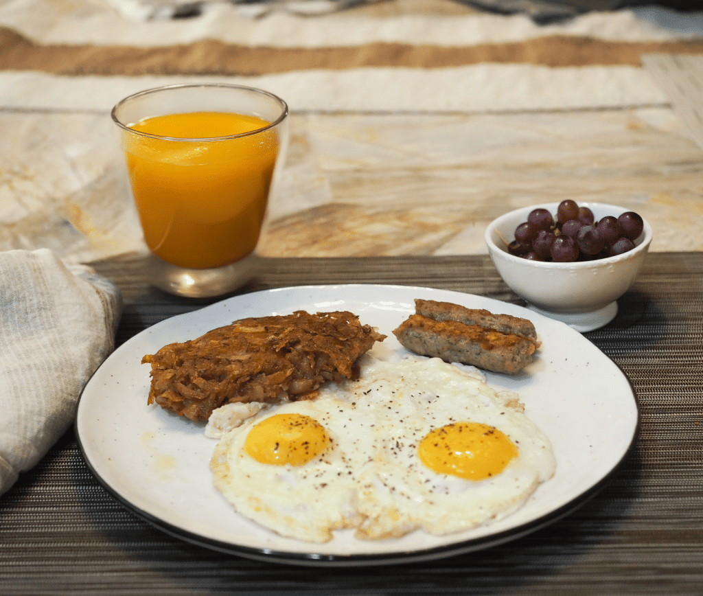 Eggs and Hashbrowns Divine Dish